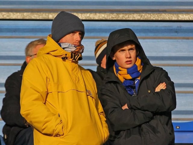 Stags fans before the game