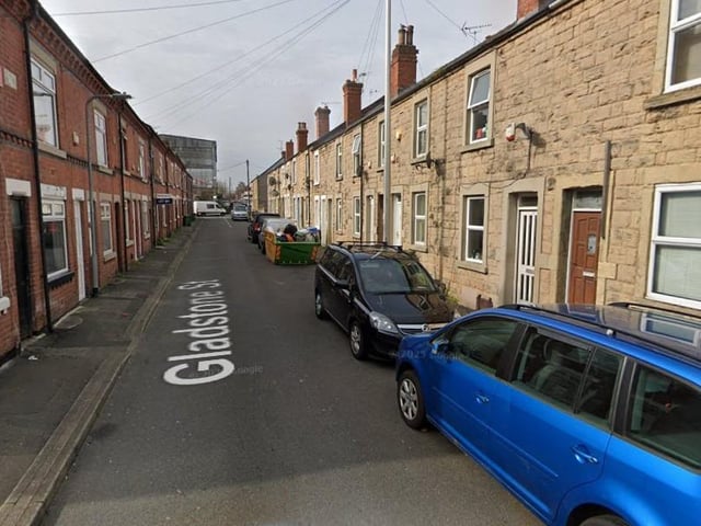 On Gladstone Street, Mansfield, NG18 2LL, six houses sold for an average of £71,500.