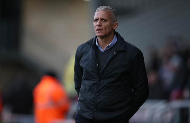 Ex-Mansfield Town manager Keith Curle has been given the task of keeping Hartlepool United in the Football League.