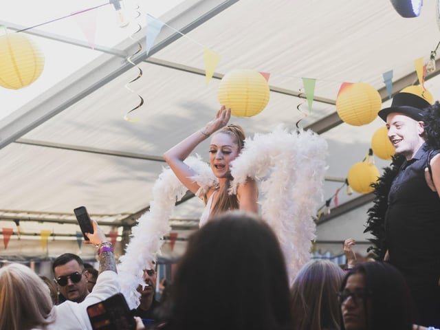 There was a variety of acts and entertainment at the event