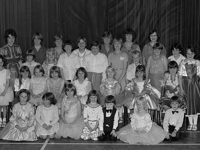 Shirebrook's Gilmarden School of Dance pupils at their presentation evening in 1980. Did you dance there?
