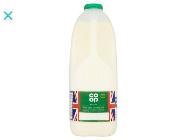 British Fresh Semi-Skimmed Milk from Co-op came in fifth
