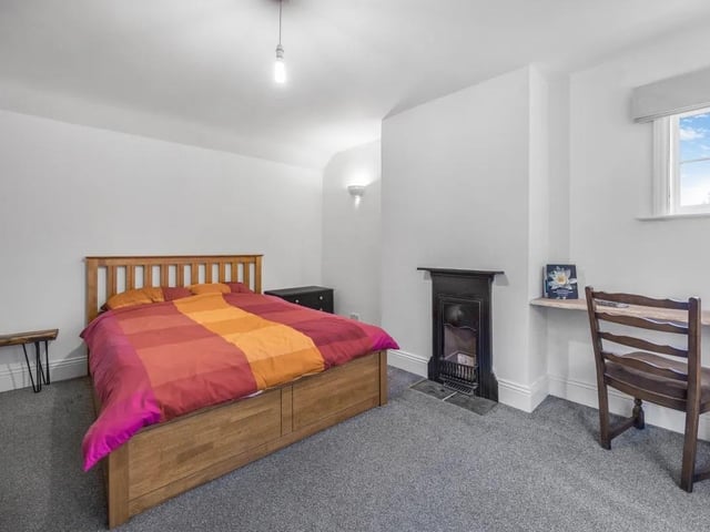 The master bedroom is a serene haven.