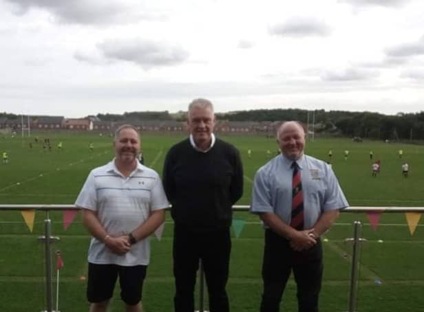 Dave Owen (executive director & treasurer) Lee Anderson and Mark Rees (executive director & vice chairman).