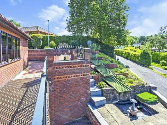 A view from one of the balconies at the Ravenshead property.