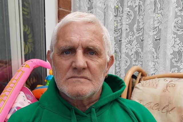 Mr Andrew Allsop, pictured at his home in Clipstone.