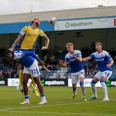 Action from Stags' Sky Bet League 2 match against Gillingham FC at the MEMS Priestfield Stadium, 30 Sept 2023. 
Photo Chris & Jeanette Holloway / The Bigger Picture.media