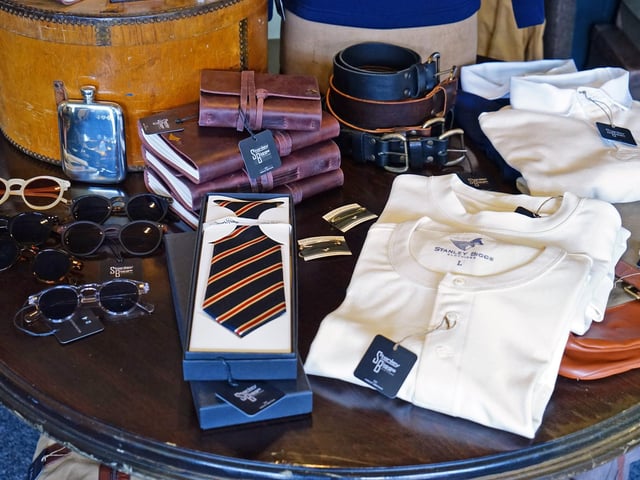 The shop is designed to make customers feel as though they've stepped back in time.