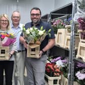 Emma, Tony and Gareth Shaw from Welch the Florist