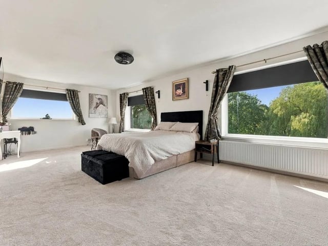 The spacious master is around 7.3 metres in length