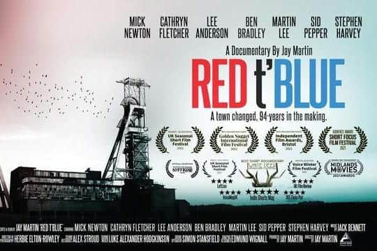 Jay Martin's highly acclaimed documentary film, 'REDt'BLUE, is out now. It tells the story of how Mansfield went from Labour red to Conservative blue for the first time in 2017.