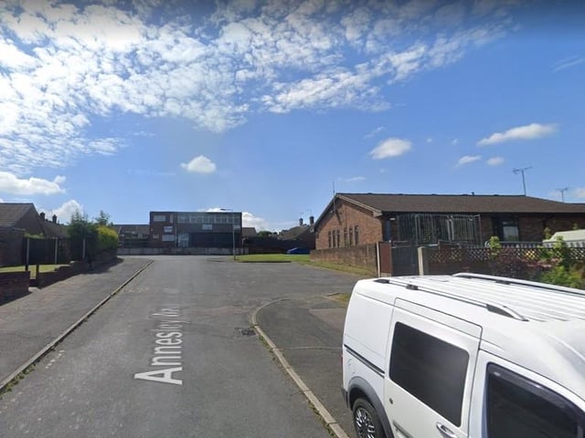 5 reports of violent and sexual crimes in Mansfield in April 2023 were made in connection with incidents that took place on or near Annesley Way