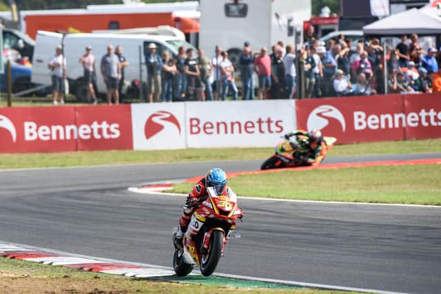 Max Cook at Snetterton. Pic by Michael Hallam.