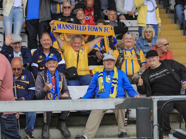 Nathan Moriah-Welsh scored eight minutes from time to rescue a point for Mansfield Town.
