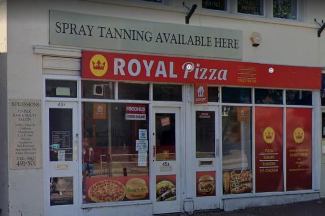Royal Pizza on Mansfield Road, Blidworth. Last inspected on March 31, 2022.