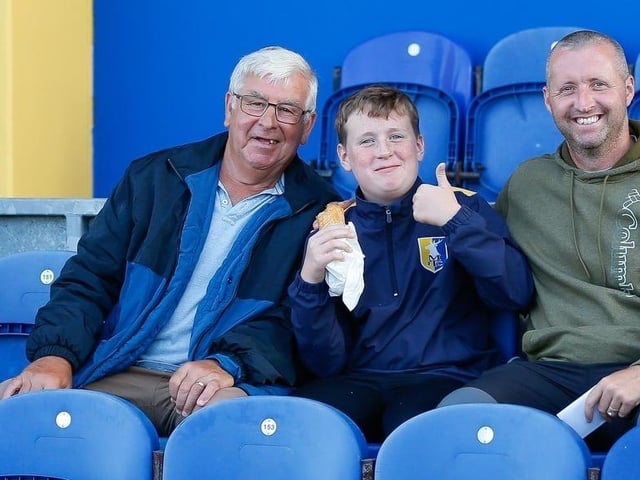 Stags fans ahead of the Carabao Cup defeat against PNE in August 2021.