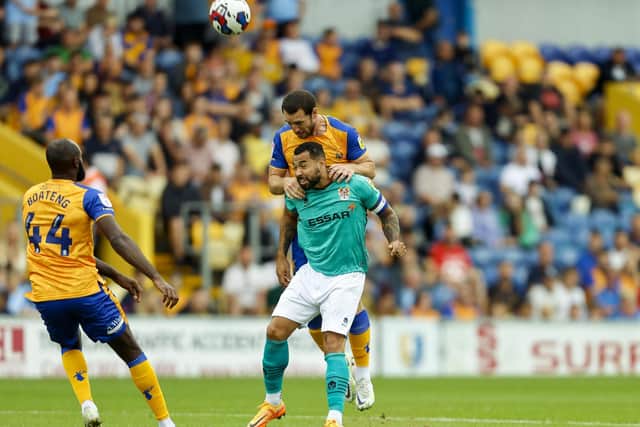 Hiram Boateng impressed in the win over Tranmere Rovers.