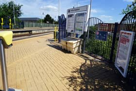 A very quiet Mansfield Railway Station on a strike day last month, when no services were running.