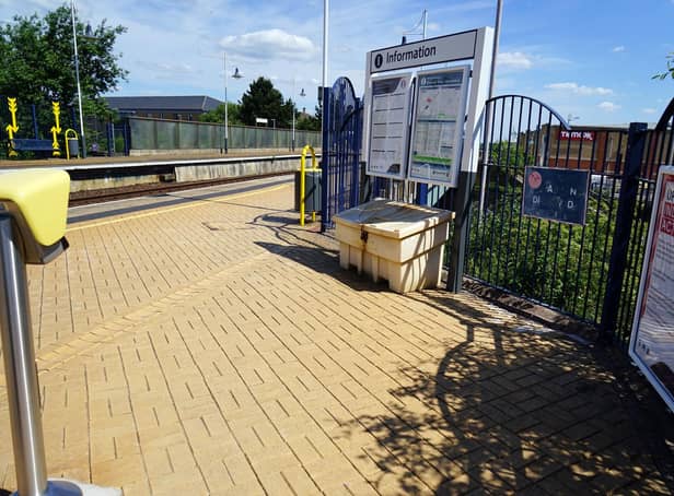 A very quiet Mansfield Railway Station on a strike day last month, when no services were running.