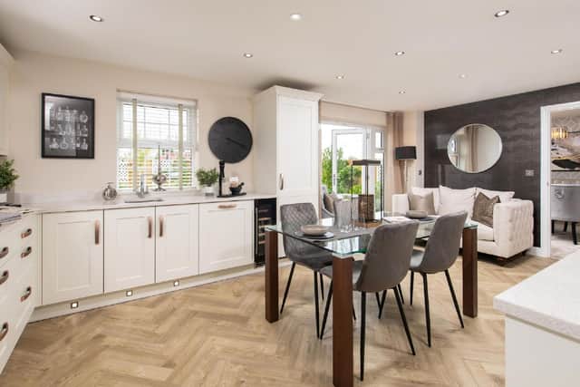 The interior of a property at David Wilson Homes' development The Hawthorns
