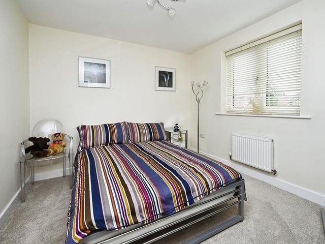 Three of the four double bedrooms at the Kirkby house are on the first floor. All are comfortable, including this one.