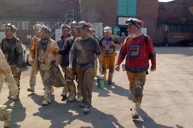 2003 saw Clipstone Colliery's last day in operation.