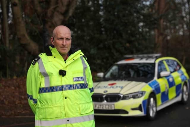 Sgt Jim Carrington says drink or drug driving simply isn't worth the risk. Photo: Nottinghamshire Police