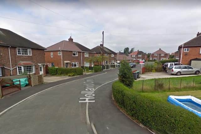 The fire started at a garage in Holland Crescent, Selston.