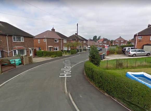 The fire started at a garage in Holland Crescent, Selston.