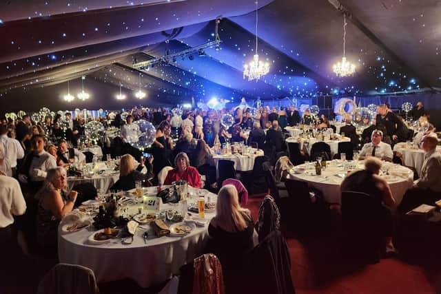 A photo from the glamourous Brinsley Ball event in November.