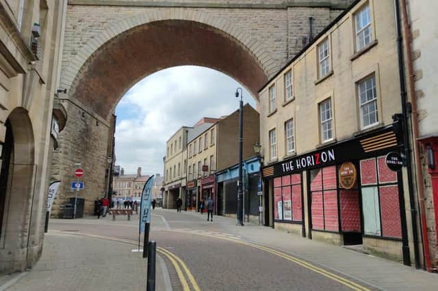 The new Horizon coffee bar and restaurant, which sits underneath the historic viaduct on Church Street, Mansfield.