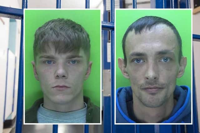 Dion Mayall, left, and Daniel Phillips have been locked up