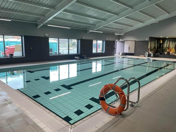 A 15 x 8-metre swimming pool.