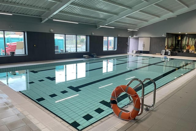 A 15 x 8-metre swimming pool.
