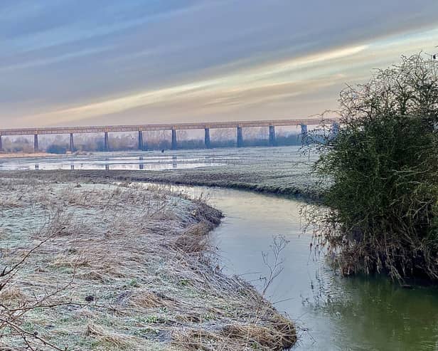 ​Here's a striking photo of the Bennerley Viaduct on a frosty morning, taken and sent in by David Hodgkinson.