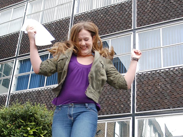 Happy students in 2007.