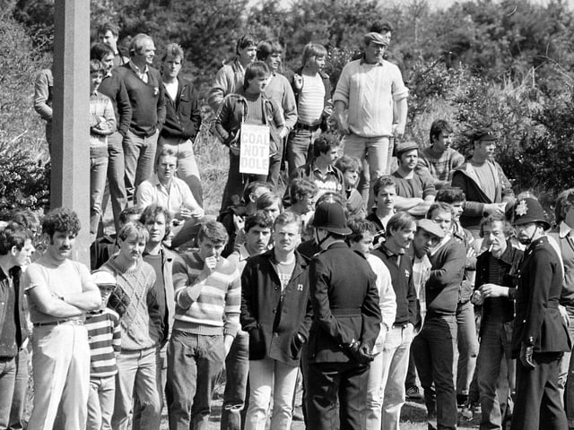 The picket line in 1984