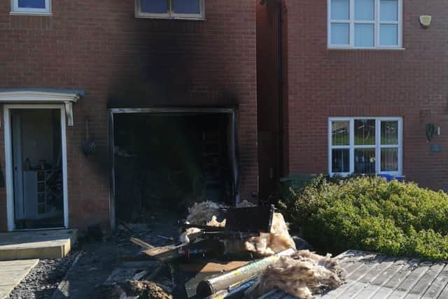 The family have been forced to move into temporary accommodation whilst their property is repaired
