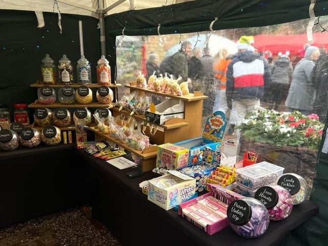 Small businesses from the community held stalls at the event.