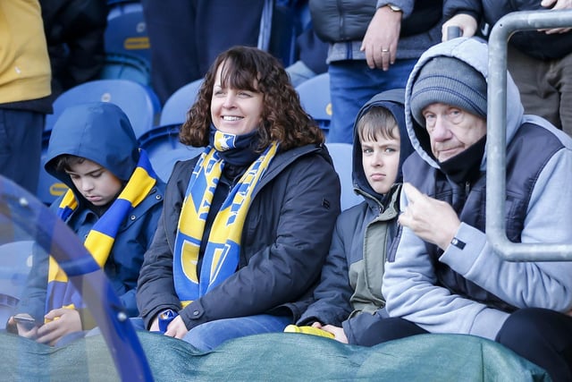 MMansfield Town fans watched their side beaten at home in the league for the first time this season.