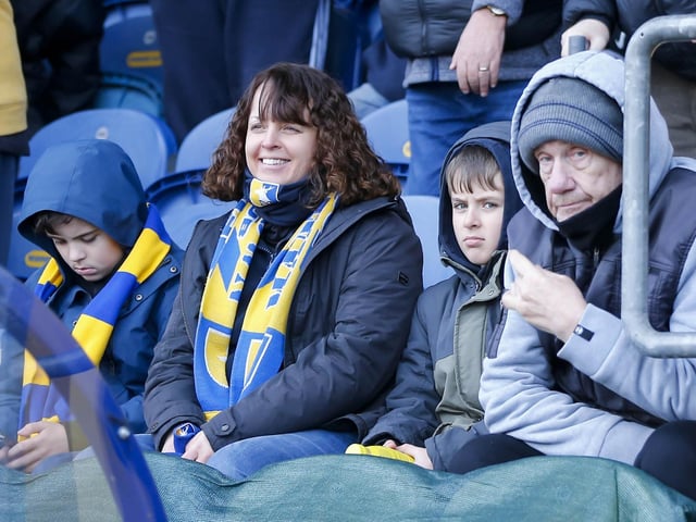MMansfield Town fans watched their side beaten at home in the league for the first time this season.