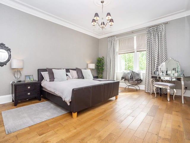 The property features five luxurious bedrooms in total