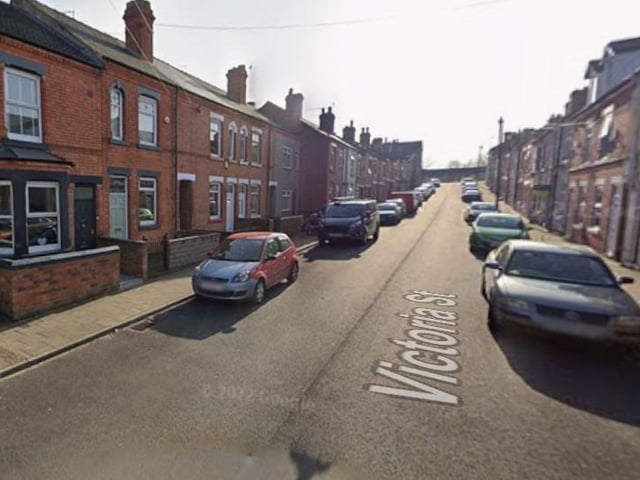 A property sold in Victoria Street for £89,000 on August 13