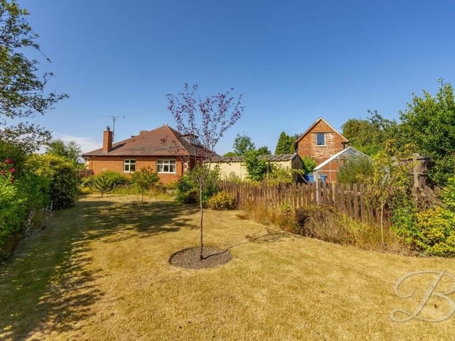 There's so much to show of the garden, which wraps itself around the Lichfield Lane bungalow.