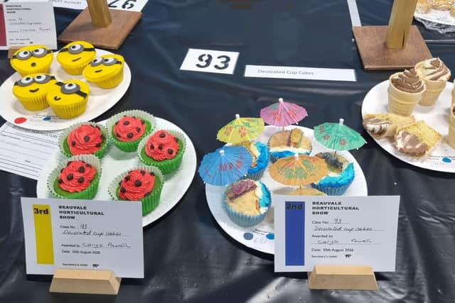 Entries in the decorated cupcakes category. Photo: Lesley Grand-Scrutton
