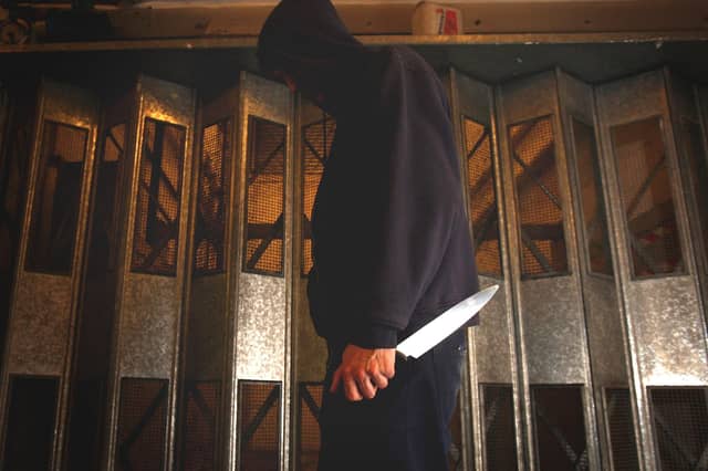Nottinghamshire Police has reported a drop in recorded knife crime in the last year. Photo: Other