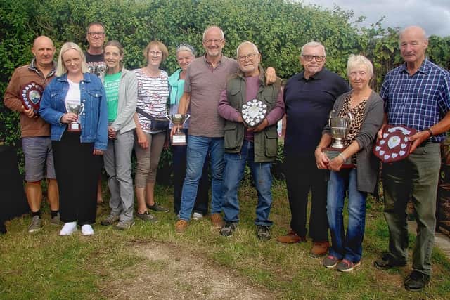 Trophies were presented to the winners of the Watnall Allotments and Gardens Association’s annual allotment competitions.