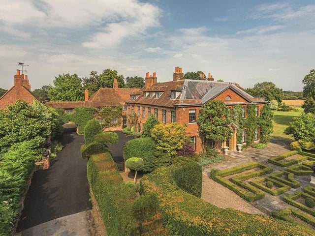 Hurst Lodge in Berkshire, which is on the market for £8.5 million, is understood to date back to 1580. It was built by John Barker who, at the time, was a gentleman usher to Queen Elizabeth I.