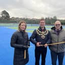 The facility at Racecourse Park was unveiled to Julie Porter, chief operating officer at the LTA, Executive Mayor, Andy Abrahams, and Parks Investment Delivery Partner Toni Flanders from the LTA