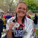 Donna Simpson-Eyre ran the London Marathon to raise funds for Versus Arthritis